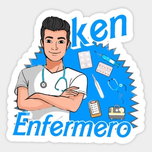 ken enfermero nurse Sticker